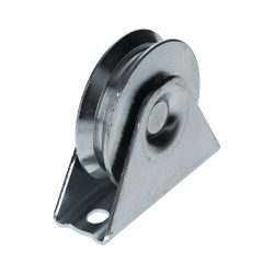 Vodiace koliesko ø 80mm s oporou, V profil, nosnosť 200kg Vodiace koliesko ø 80mm s oporou, V profil, nosnosť 200kg